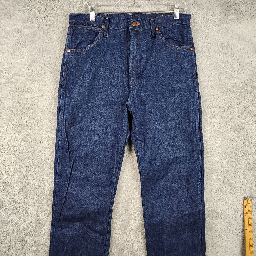 Vintage Wrangler Cowboy Cut Jeans Mens 33x36 Blue 13mwz Bootcut Western Rodeo